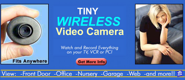 TINY WIRELESS VIDEO CAMERA